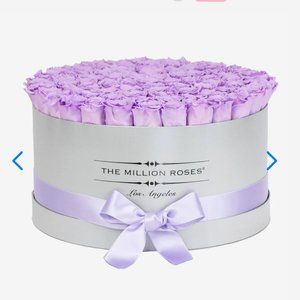 Preserved  Lavender Roses box